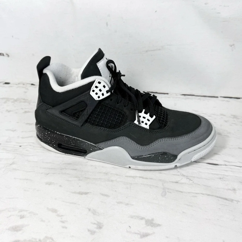 Jordan 4 Fear Men's Sneakers Size 8.5 FQ8138-002 Shoes